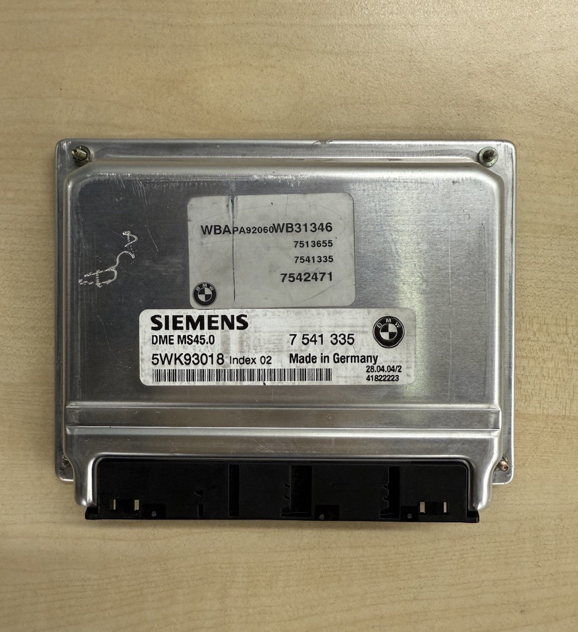 Plug&Play INK Programmierung BMW 5er E60 X3 Motorsteuergerät ECU 7541335