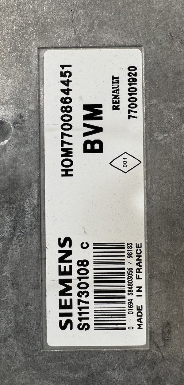 Geprüft Renault Megane Motorsteuergerät ECU S111730108C 7700864451