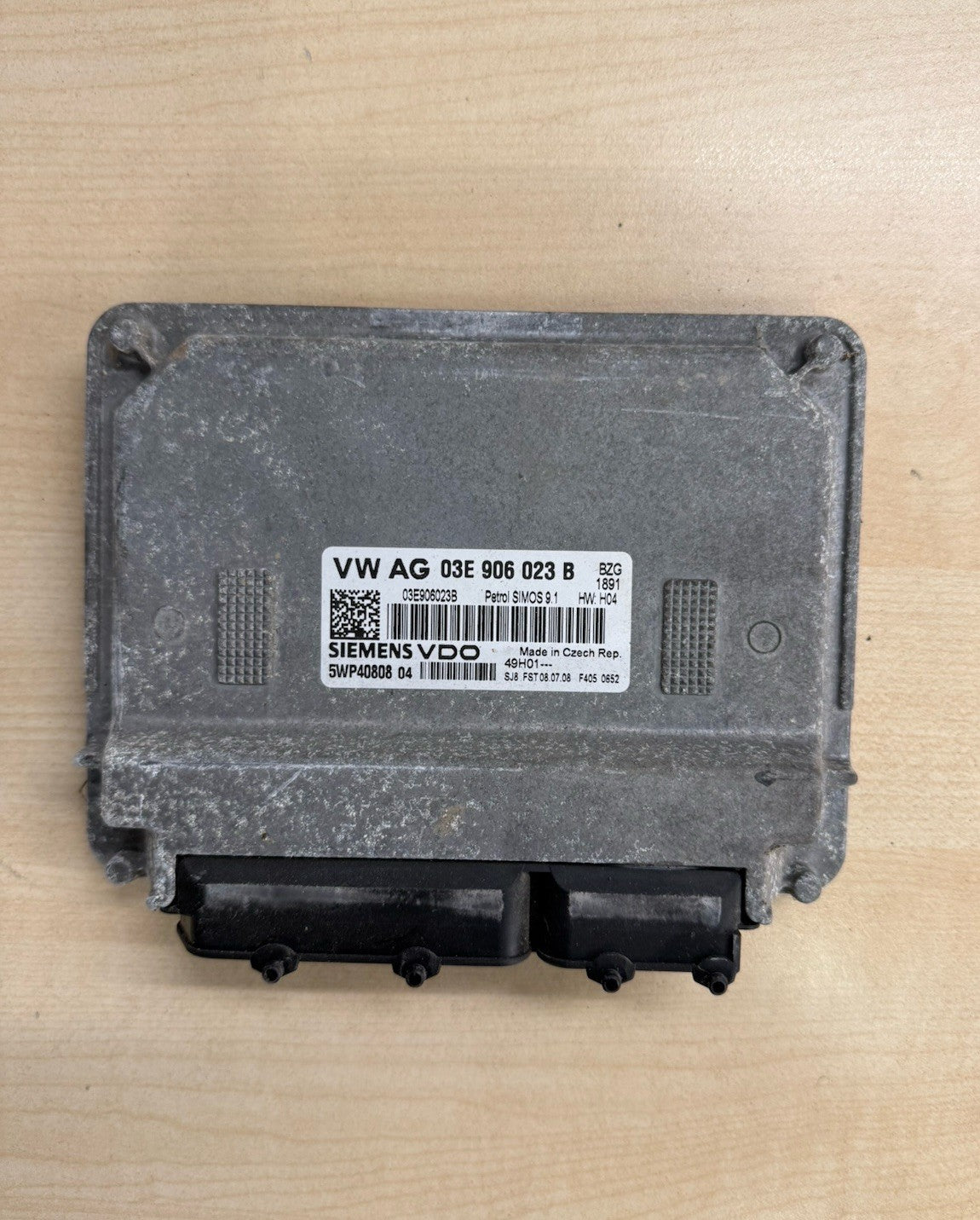 Plug&Play ENTSPERRT VW Polo 1.2 ECU Steuergerät 03E906023B 5WP40808