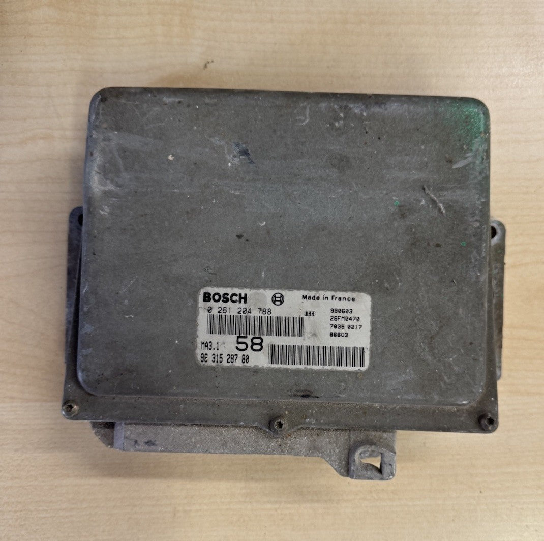 Plug&Play Citroen Saxo 1.1 Motorsteuergerät ECU 0261204788 9631528780