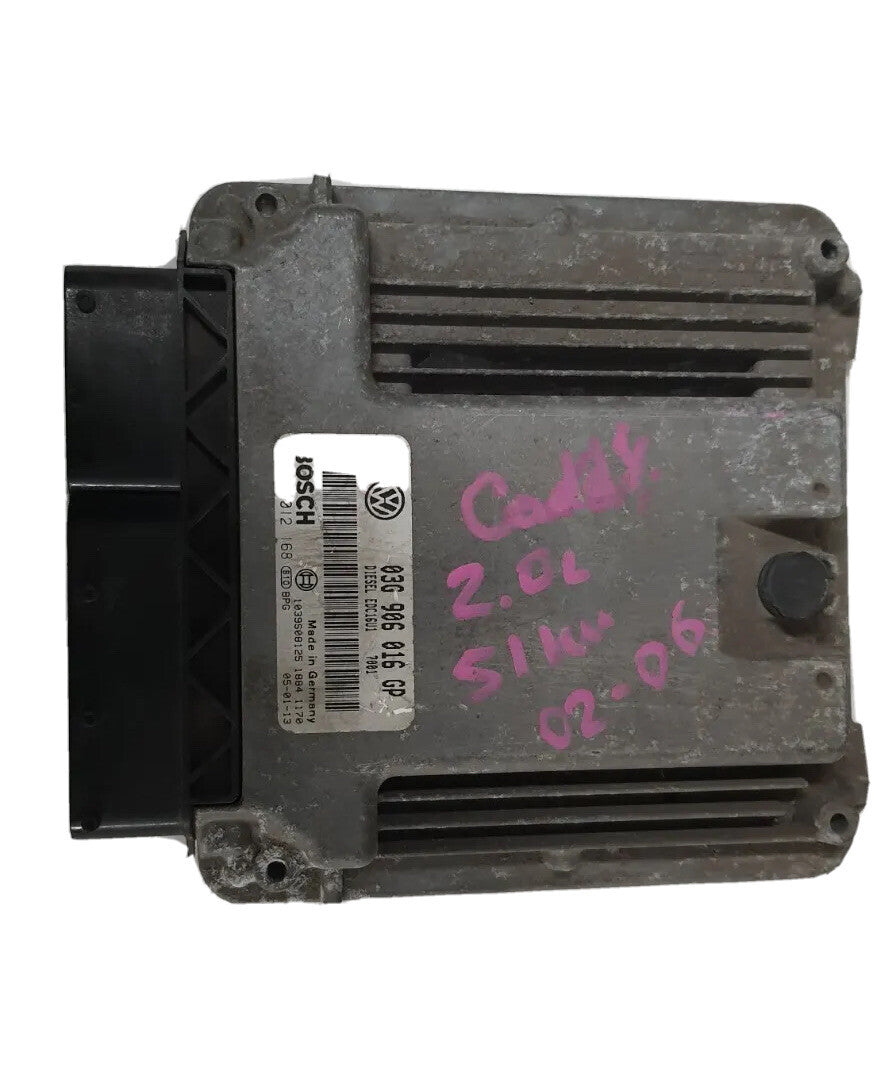 VW CADDY Motorsteuergerät (Entsperrt Ohne WFS) , 0281012168, 03G 906 016 GP