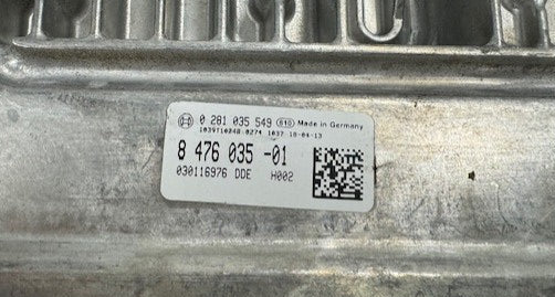 Original Files I BMW 530D 195KW 265 PS Hp I   Bosch MD1CP002 I 8476035-01  0281035549 I ,HW 000029B6172000 I SW 000029B8172000  10SW032152  I Software upgrade 0000650A172011
