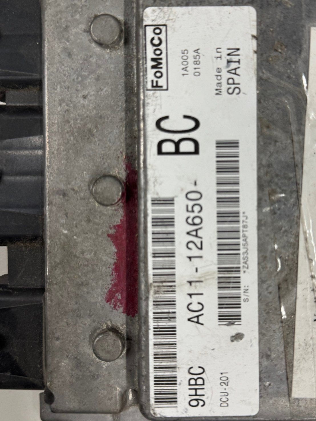 Original Files Ford Transit 2,4TDCI Visteon DCU102 DCU-201 AC11-12A650-BC HW AC11-12B684-AC SW 9C11-12K532-HE Software Upgrade AC11-12A650-BC