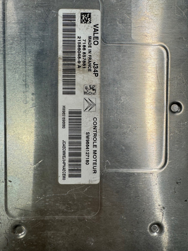 Peugeot Valeo J34P HW 9651696680 SW 9664127180 Software Upgrade 9665050580 21586048-9A