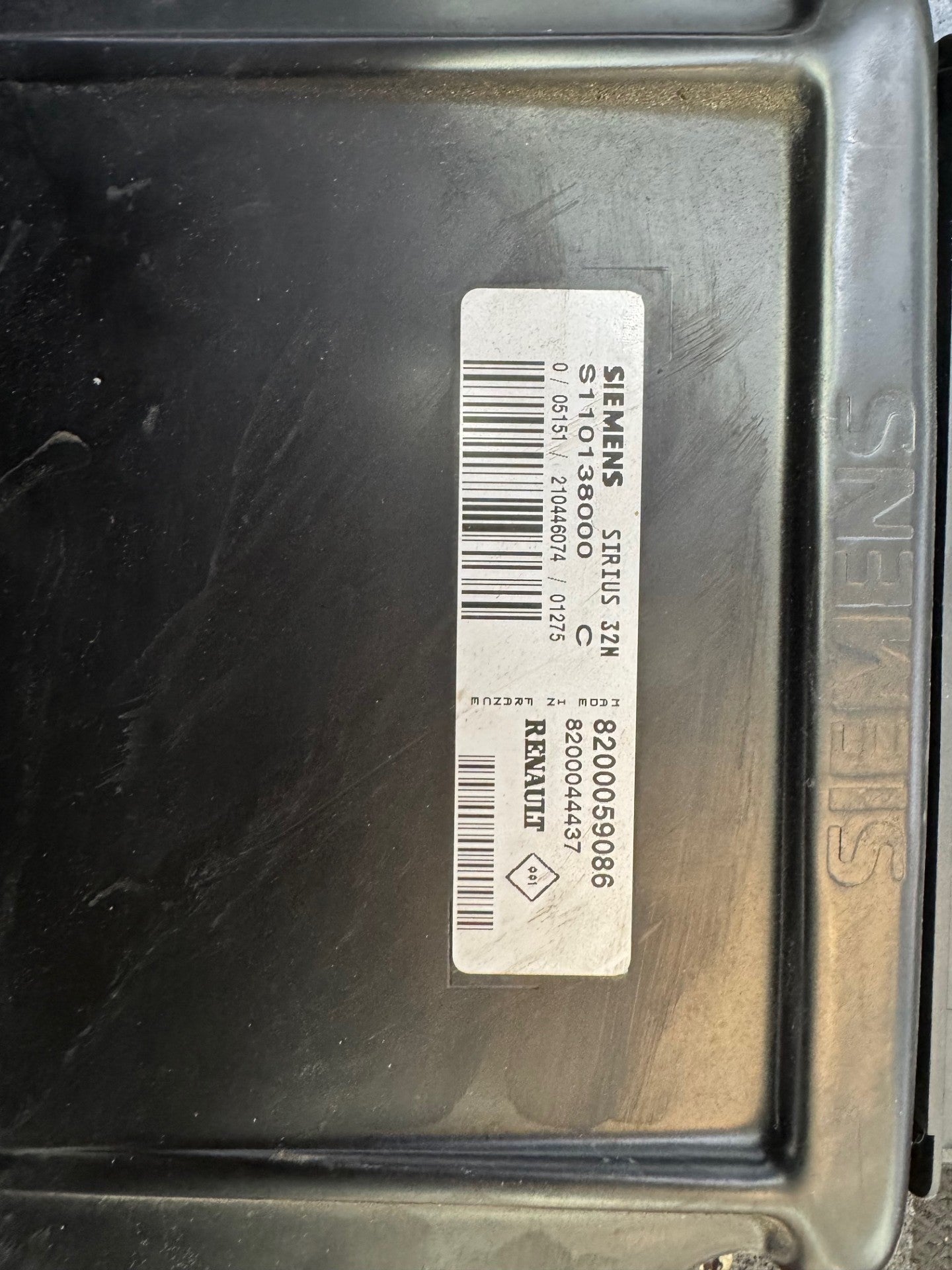Original Files Renault Twingo Siemens Sirius 32 8200044437 8200124647 S110138000 8200059086