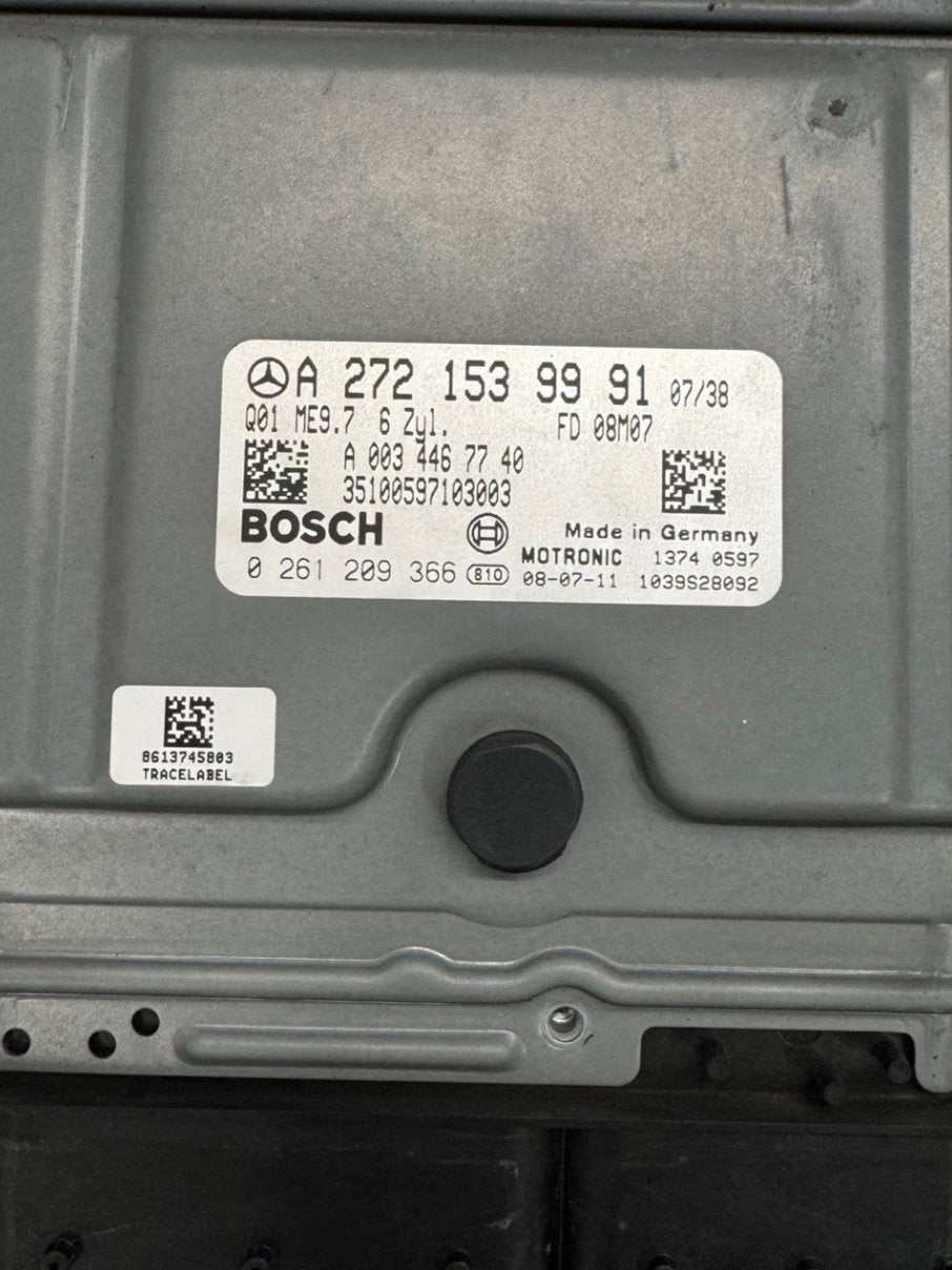 Original Files Mercedes C Klass Petrol 204 PS Bosch ME9.7 A2721539991 0261209366 HW 0034467740 SW 2729020900 Software upgrade 2729034900