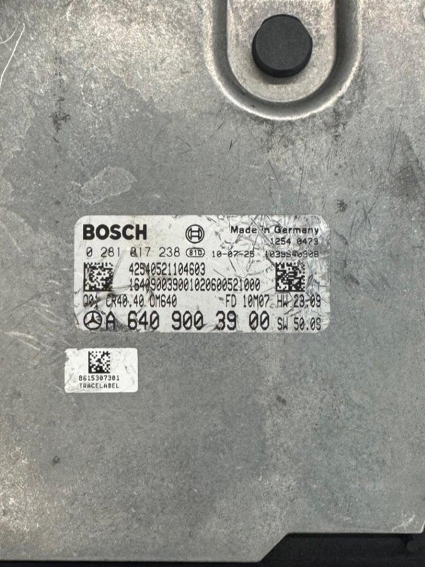 Original Files Mercedes B-Klasse W245 Bosch EDC17C43 0281017238 A6409003900 HW 6409040000 SW 1037512420