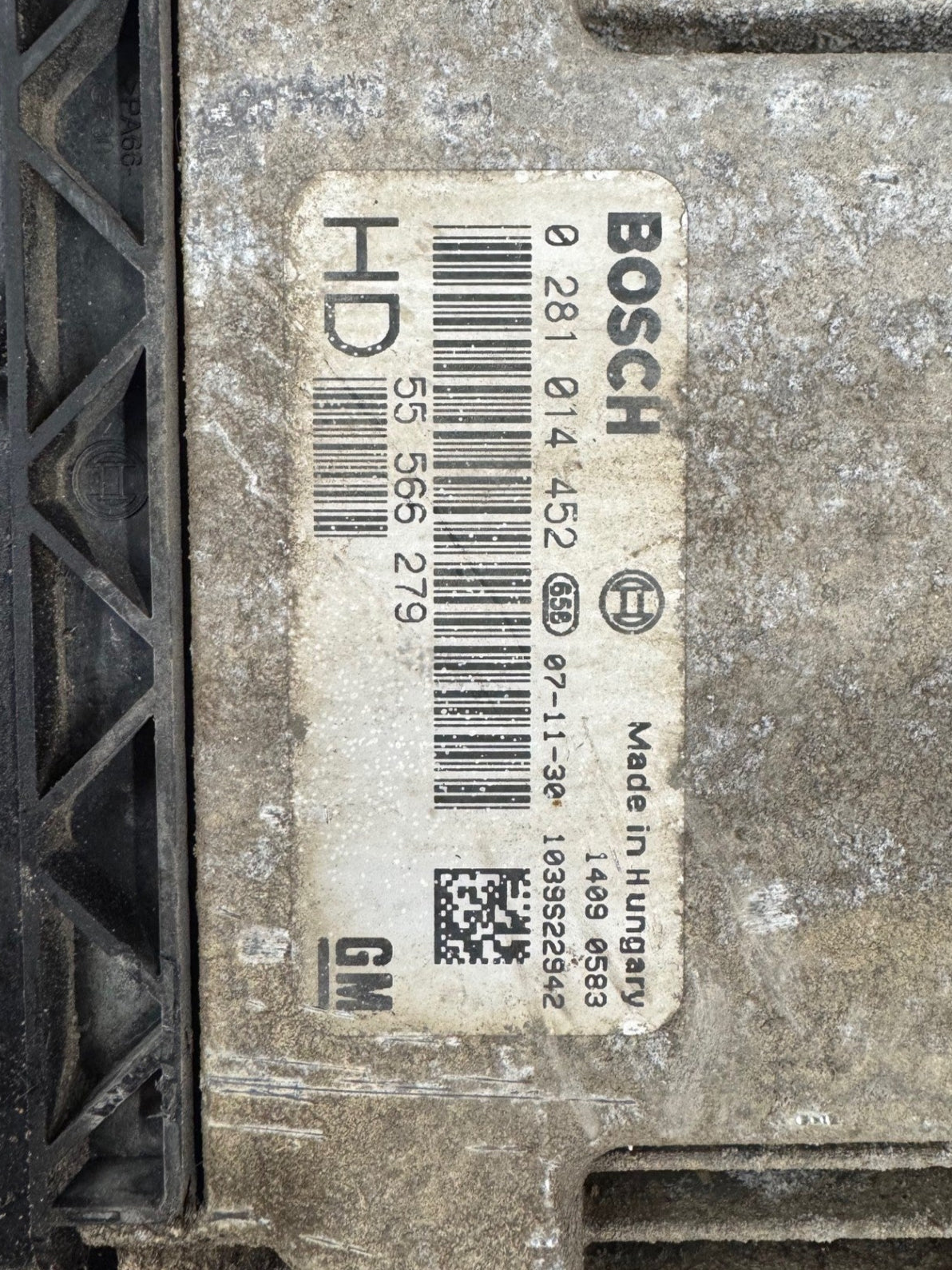 Original Files Opel Astra 1.9 TDi Z19DT Bosch EDC16C39 0281014452 55566279 1037389374 P485_O27