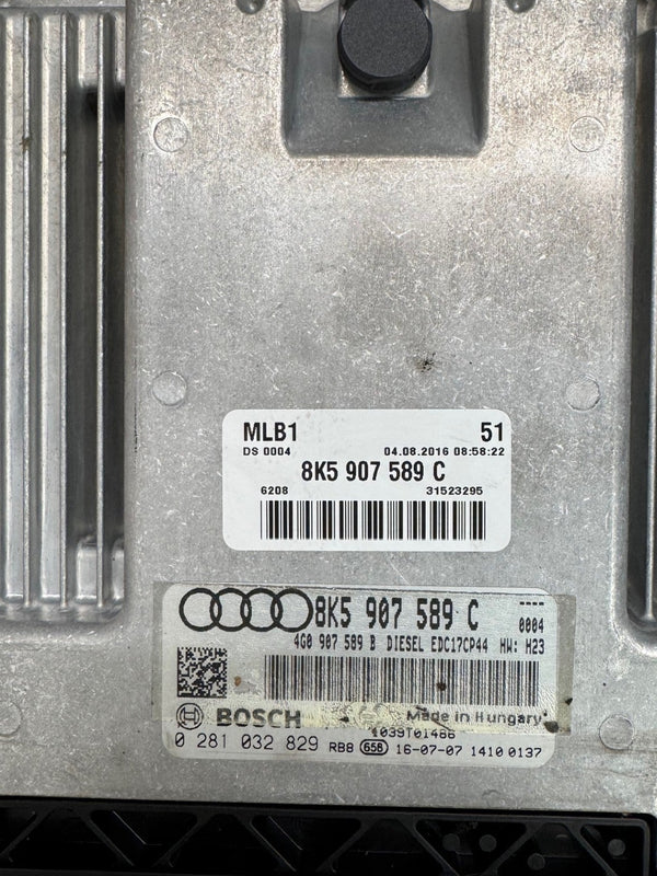 ملفات أصلية أودي SQ5 3.0 BiTDI بوش EDC17CP44 8K5907589C 4G0907589B 0281032829، SW 10SW037126 10SW009271