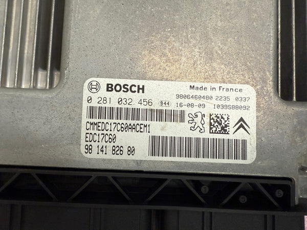 Peugeot Boxer Bosch EDC17C60 0281032456 9814182680 SW 10SW024083 Software upgrade 92792080