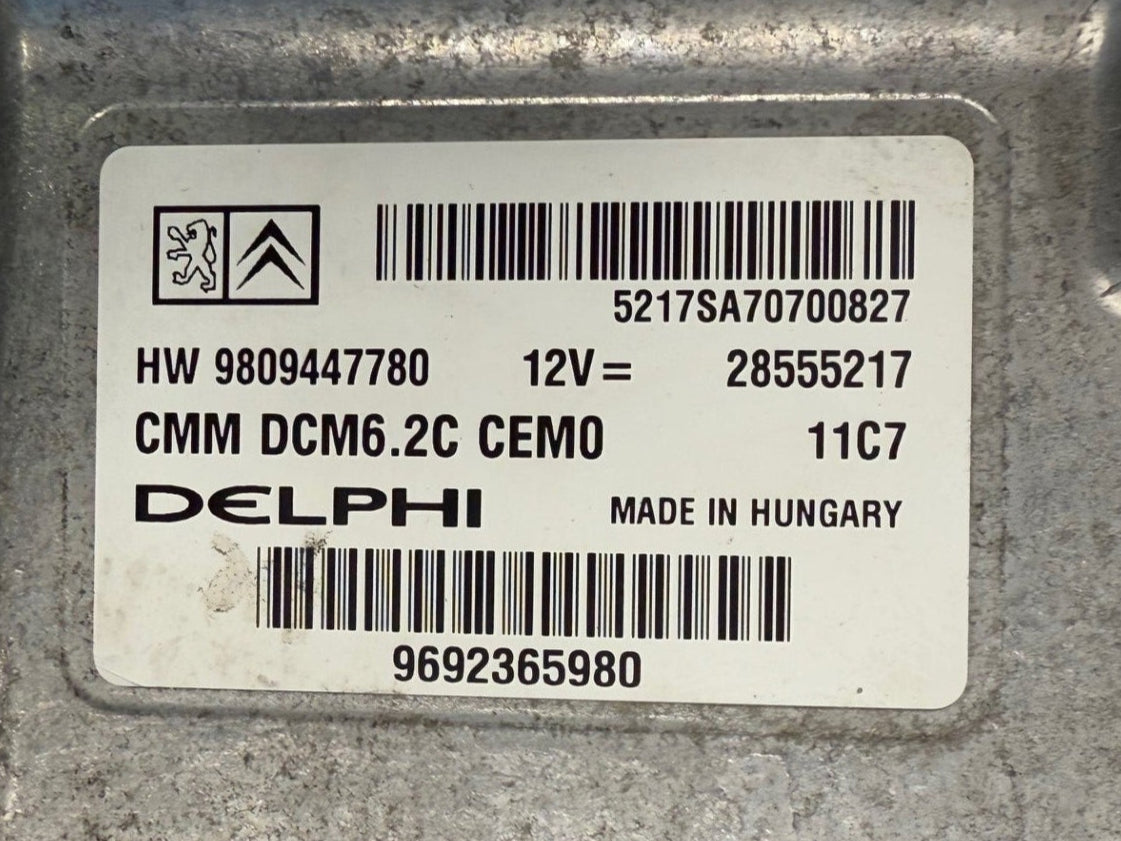 Original Files Citroen Jumper 2.0 Delphi DCM6.2C HW 9809447780  SW 9692365980 Software Upgrade 9692365980