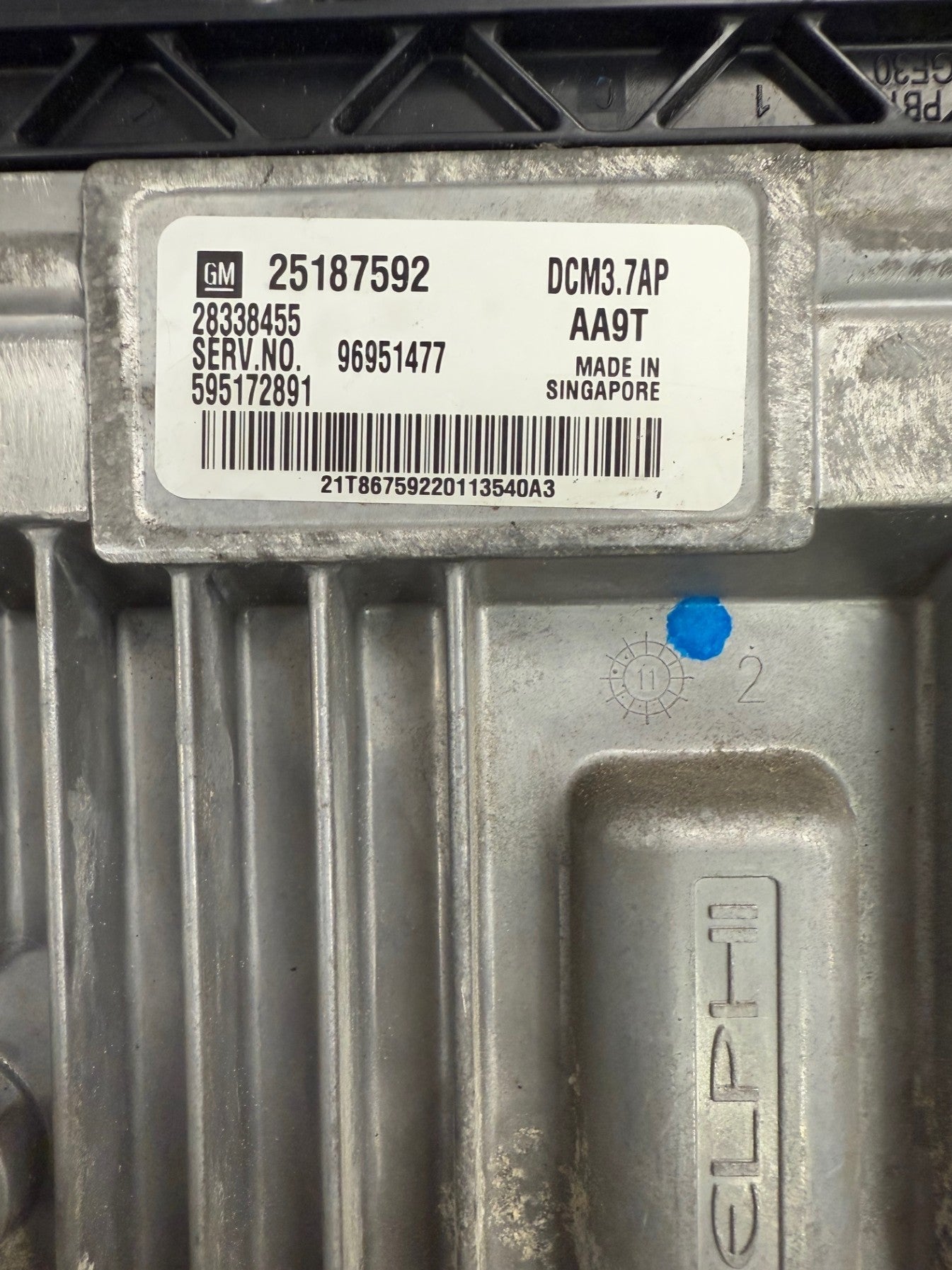 Original Files Chevrolet Orlando Captiva 2,0 Diesel GM 25187592 Delphi DCM 3.7AP HW 01804C09AB Software 0180551DAB  Software Upgrade 01805546AA