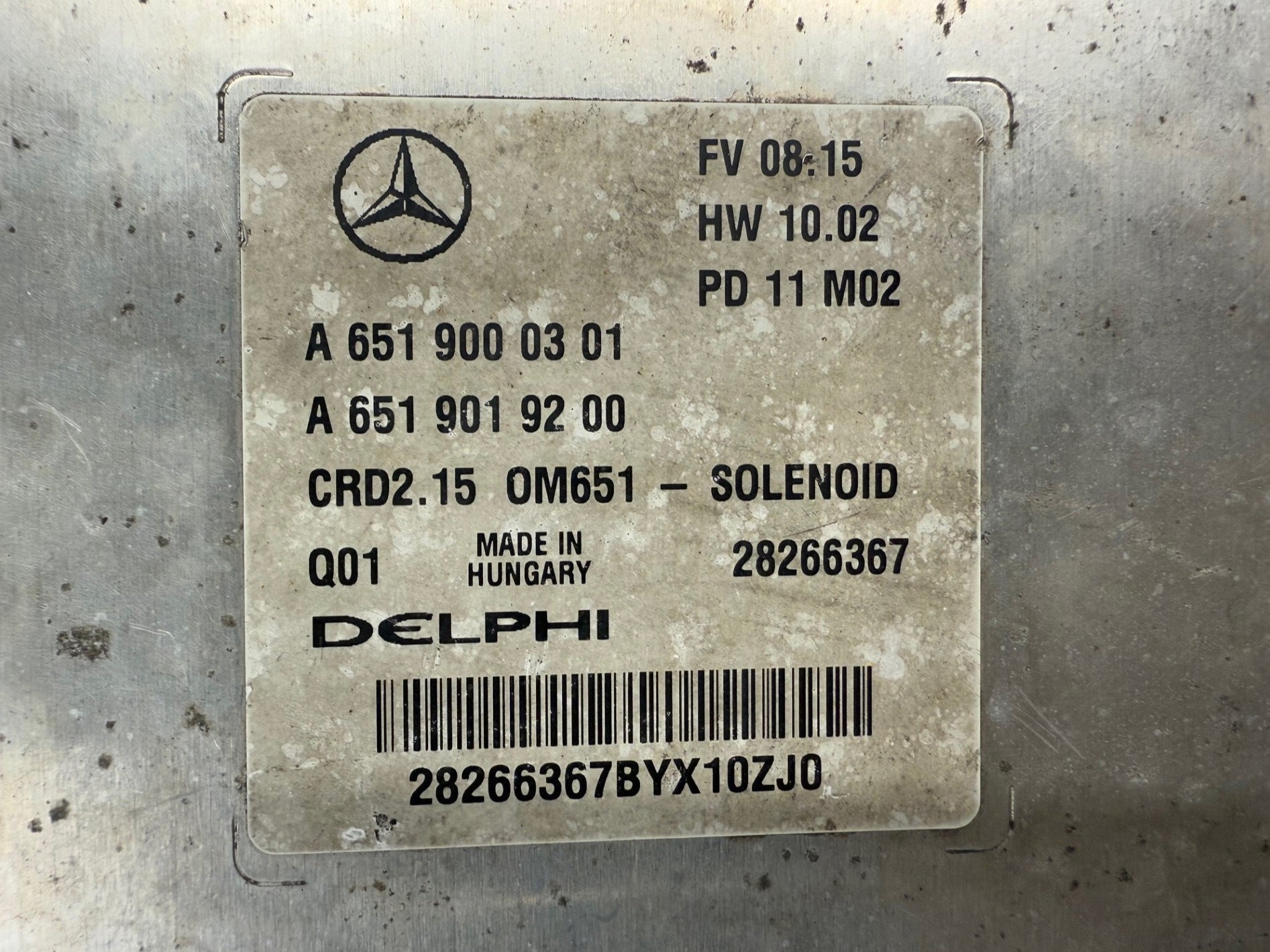 Original Files Mercedes W212 220CDi Delphi CRD2.15 A6519000301 A6519019200 OM651  HW 0104482140  Software 6519021604  Software Upgrade 6519039373 Spare 6519019200