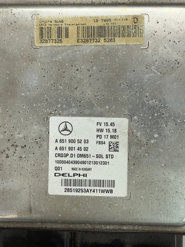 Original Files Mercedes C220 Delphi CRD3P.D1 A6519005203 A6519014502 HW 6519042300  SW 6519023703  Software upgrade 6519033869
