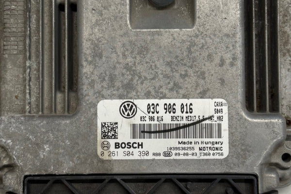 إلغاء الإيموبلايزر VW Golf 1.4 TSI 0261S04390 03C906016 SW 10367502867 1037502948 90KW 122 PS CAXA