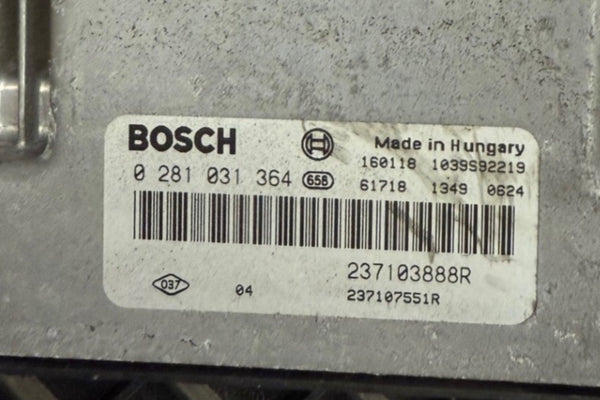 Renault Traffic III 1.6 DCi Bosch EDC17C42 0281031364 237103888R HW 3888R Software upgrade 7553R