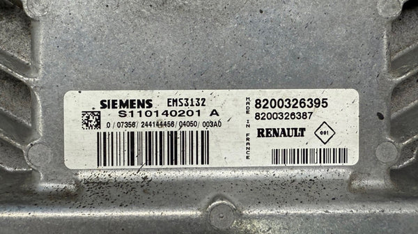Virgin File , Selbst anlernen Dateien Renault Clio II 1.2i Siemens EMS3132 8200326387 8200326395 S1210140201A HW 8200326387 SW 8200511482