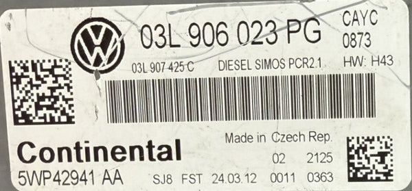 الملفات الأصلية ، مع رمز PIN ، CS ، MAC ، فئة الطاقة VW Golf 1.6I R4 CR TDI Continental Simos PCR2.1 03L906023PG 03L907425C CAYC SW 03L906023PG ترقية البرنامج 03L906023PG 2530