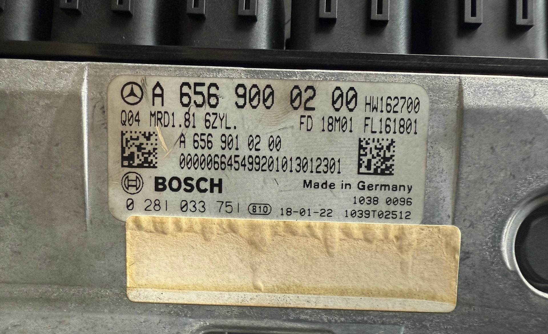 Original Files Mercedes CLS 400D 4 Matic 9G Tronic Bosch MD1CP001 SPC5777 A6569000200 250KW 0281033751