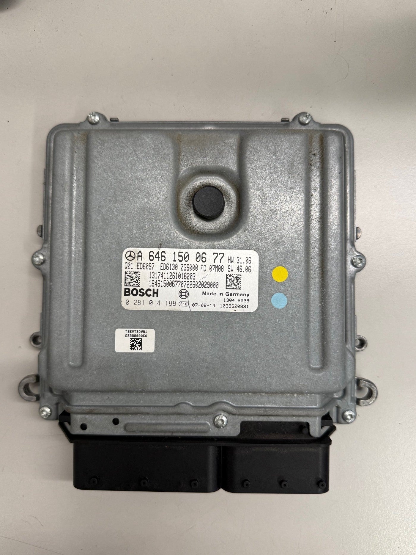 Original Files Motorsteurgerät Dateien , Mercedes Vito  W639 Bosch EDC16CP31 OEM A6461500677 0281014188  SW 10373868789  Software upgrade P409 705 DPF EGR