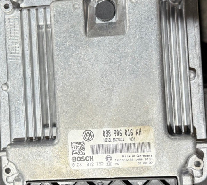 Original Files Motorsteuergerät Dateien , Volkswagen Transporter T5 , OEM 038906016AH Bosch EDC16U31 0281012762  Software 1037381380  Software upgrade 038906016AH 9138