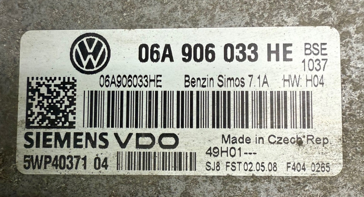 Immo Off File , wegfahrsperre Dateien Seat Altea Leon 1,6 Siemens Simos 7.1 A  06A906033 HE 5WP40371