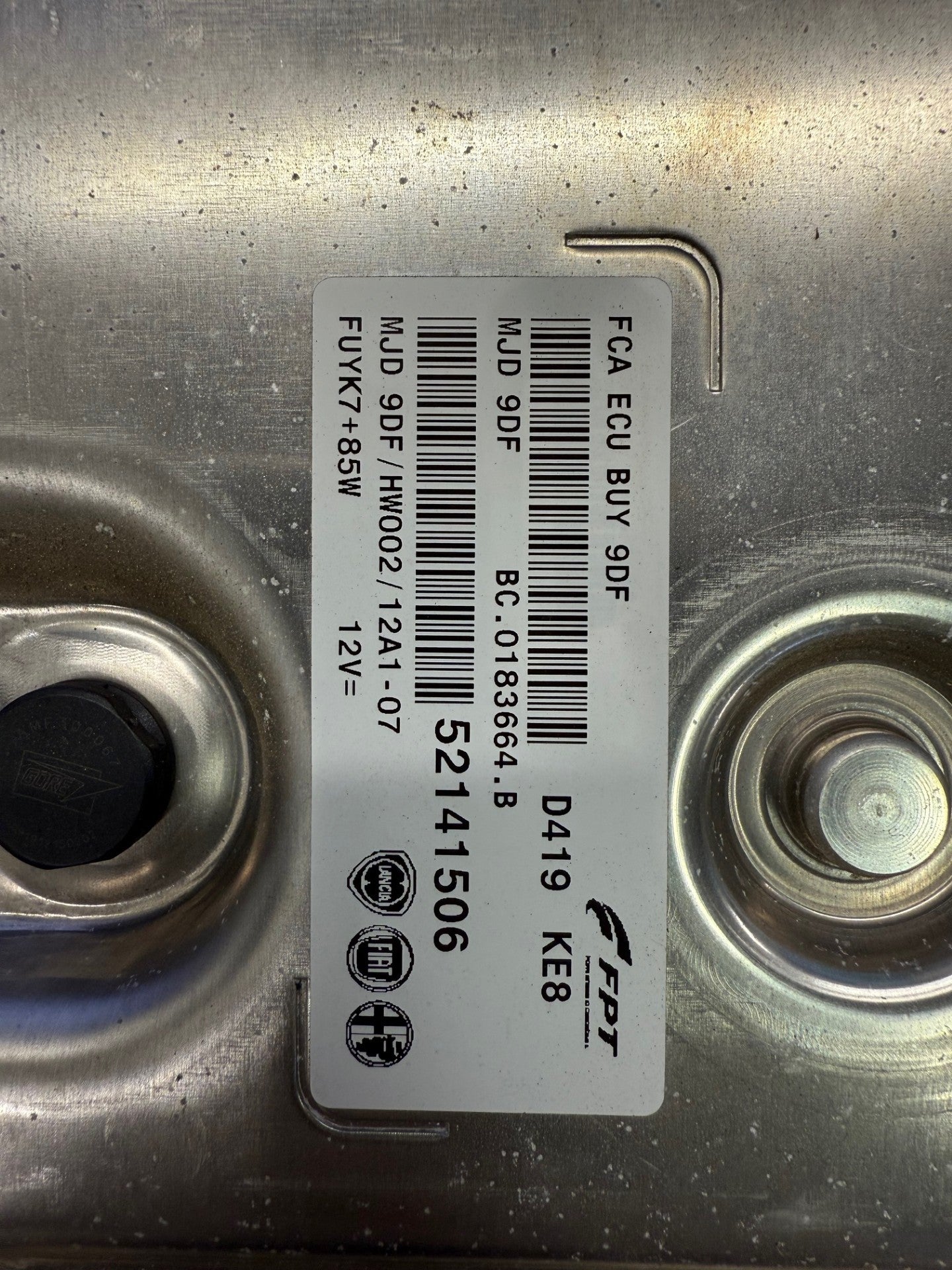 Original Files Fiat Ducato Magneti Marelli MJ9DF HW002  HW MJD9DFHW002  upgrade software 9DF.ADDV20AS32  Spare Part 52202092 OEM 52141506