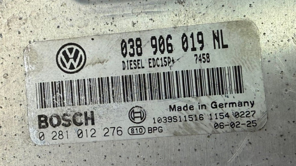 Immo Off File , Wegfahrsperre Dateien Seat Ibiza 1.9 TDI Bosch EDC15P+ 038906019NL 0281012276