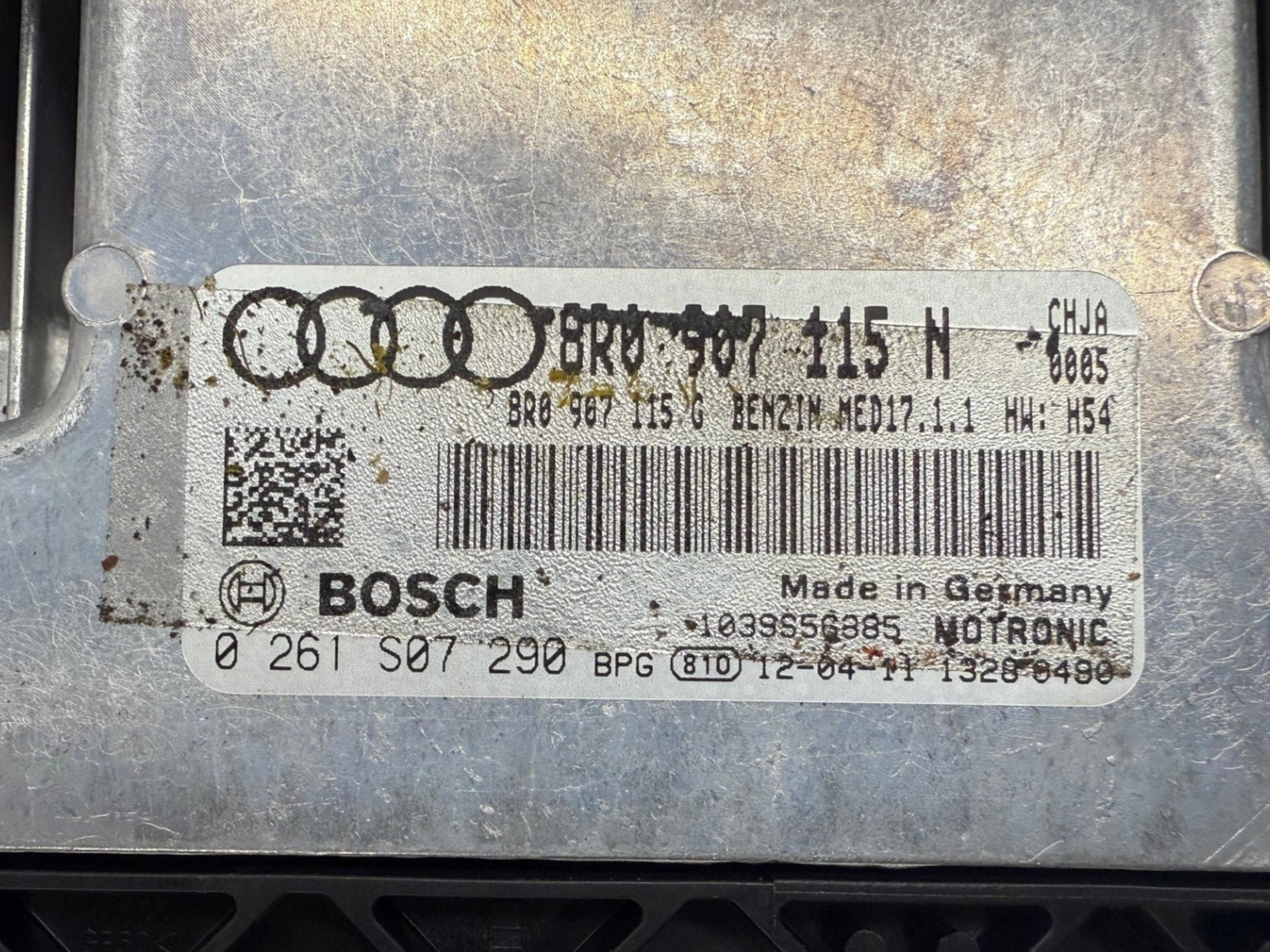 Bosch MED17.1.1 Audi Q5 Hybrid 2.0 Benzin 155KW Bosch MED17.1.1 8R0907115N  0261S07290 SW 1037523882 Engine CHJA 8R0907115G