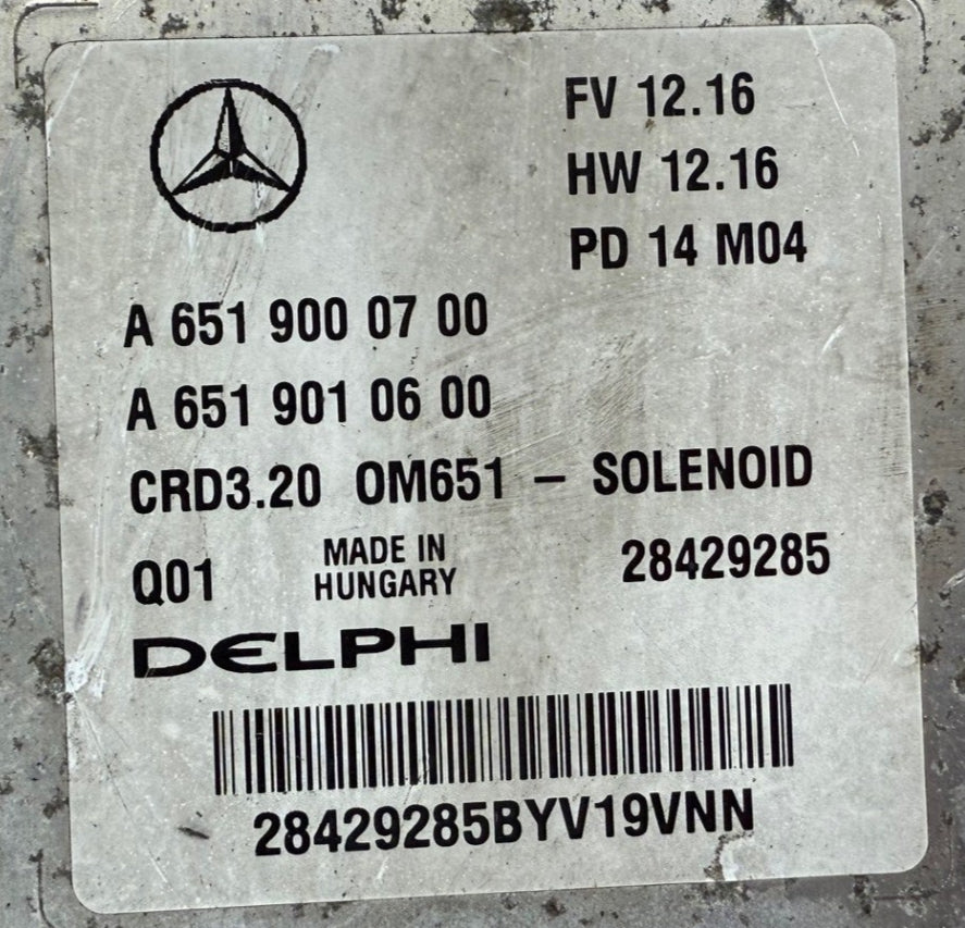Original Files Mercedes Sprinter W906 2.2 CDI A6519000700 A6519010600 HW 6519040700 SW 6519021602  Software upgrade 6519031150