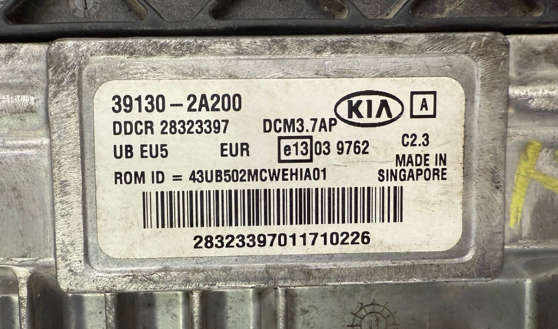 Original Files Kia Rio 1.4 CRDI 39130_2A200 Delphi DCM3.7AP  HW U700B120_DELIV_1  SW U7G43_UBAA01_D9 Software upgrade 43UB502MCWEHIA01