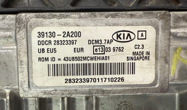 Original Files Kia Rio 1.4 CRDI 39130_2A200 Delphi DCM3.7AP  HW U700B120_DELIV_1  SW U7G43_UBAA01_D9 Software upgrade 43UB502MCWEHIA01