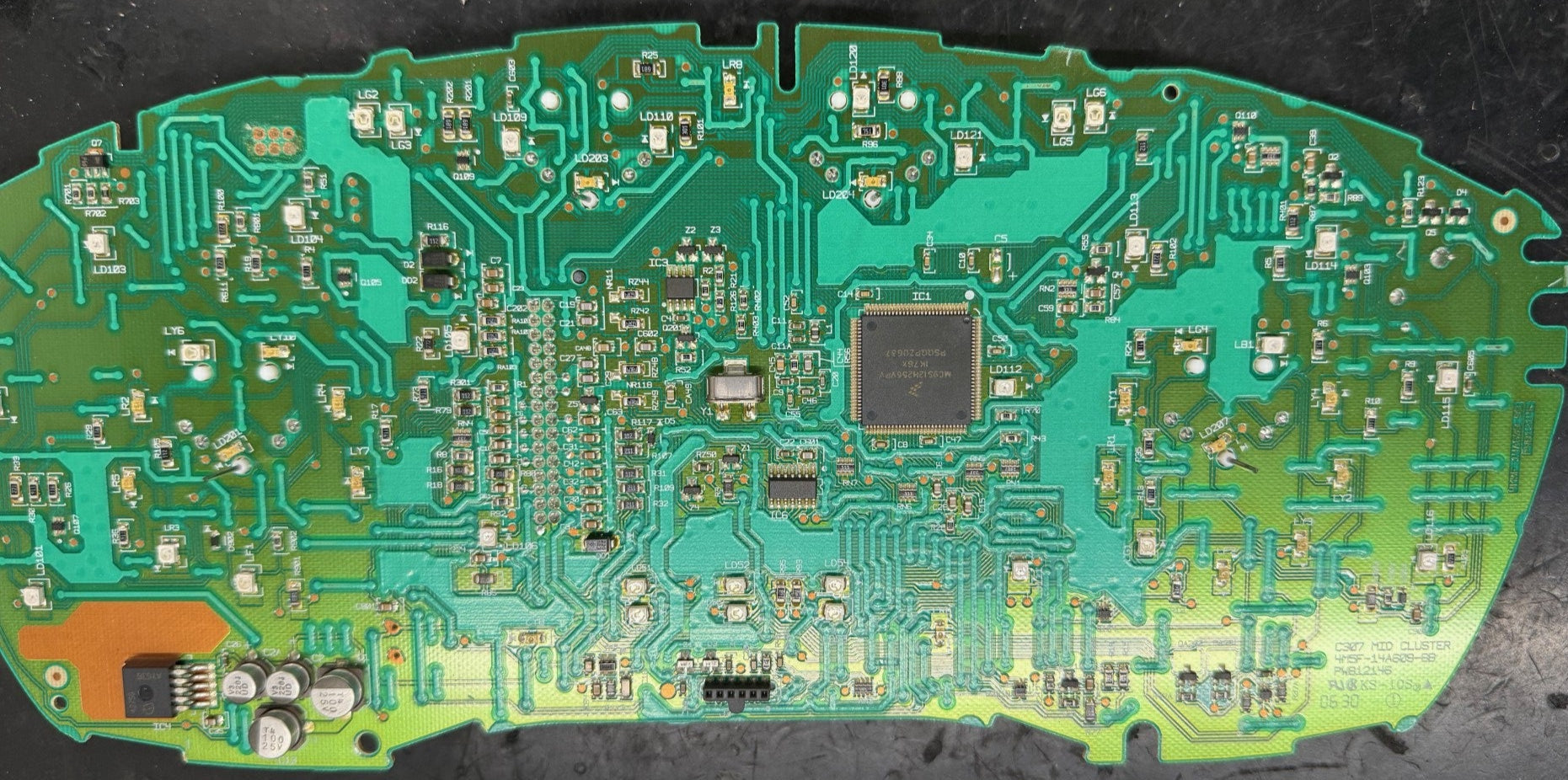 Original Files Ford Focus IPC Tacho Cluster 4M5T-10849-ER  4M5F-14A609-BB Flash , Eeprom