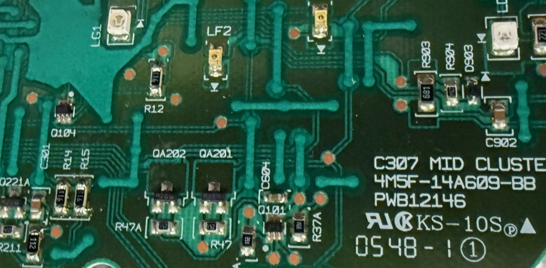 Original Files Ford Focus IPC Tacho Cluster 4M5T-10849-ER  4M5F-14A609-BB Flash , Eeprom