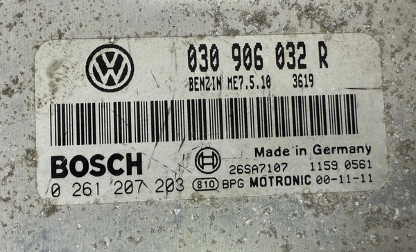 ملفات أصلية VW Lupo 1.4 بنزين Bosch ME7.5.10 0261207203 برنامج 1037360133 ترقية البرنامج 030906032R 3619