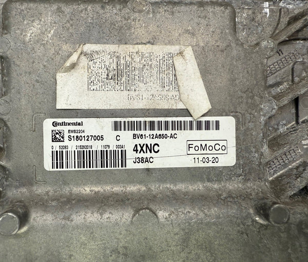 الملفات الأصلية فورد فوكس III 1.6 بنزين كونتيننتال EMS2204 S180127007 C BV61-12A650-AC 4XNC HW AV61-12B684-DA برنامج BV61-12A650-AC ترقية برنامج BV61-14C204-JD