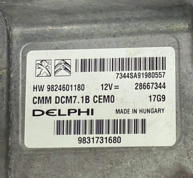 Original Files Citroen Jumper III 2.2 103 KW , 140 HP HDI Euro 6 Delphi DCM7.1B TC297 9824601180 HW 9824601180 SW 9824601180 Software upgrade 9831731680
