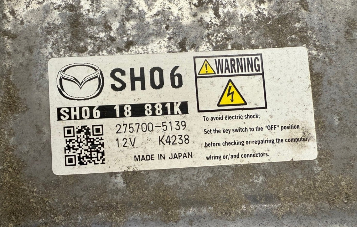 Original Files Mazda 6 GH 2.2 SkyActiv-D 6AT 129KW , 175,44HP , Denso SH1 , SH06 18 881K , 275700-5139 . HW SH06-188K1-B , SW SHYJ-18881-B , Software upgrade SHYJ-188K2-B
