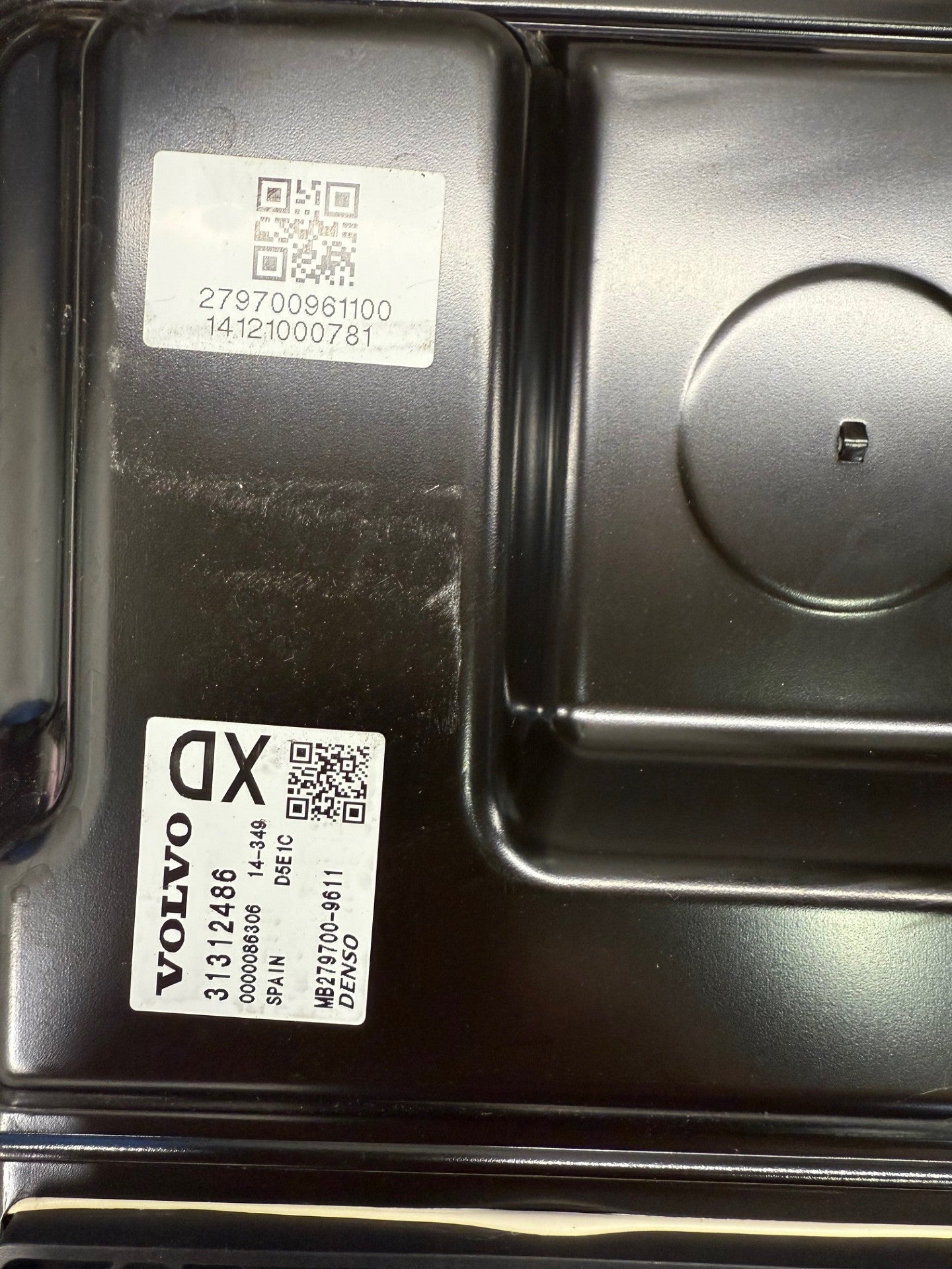 Original Files Volvo XC60 2.0 133 KW , 180 PS HP ,  31312486 Denso MB279700-9611 , Hardware 31312486 , Software 31432772 , Software upgrade 32146202AA