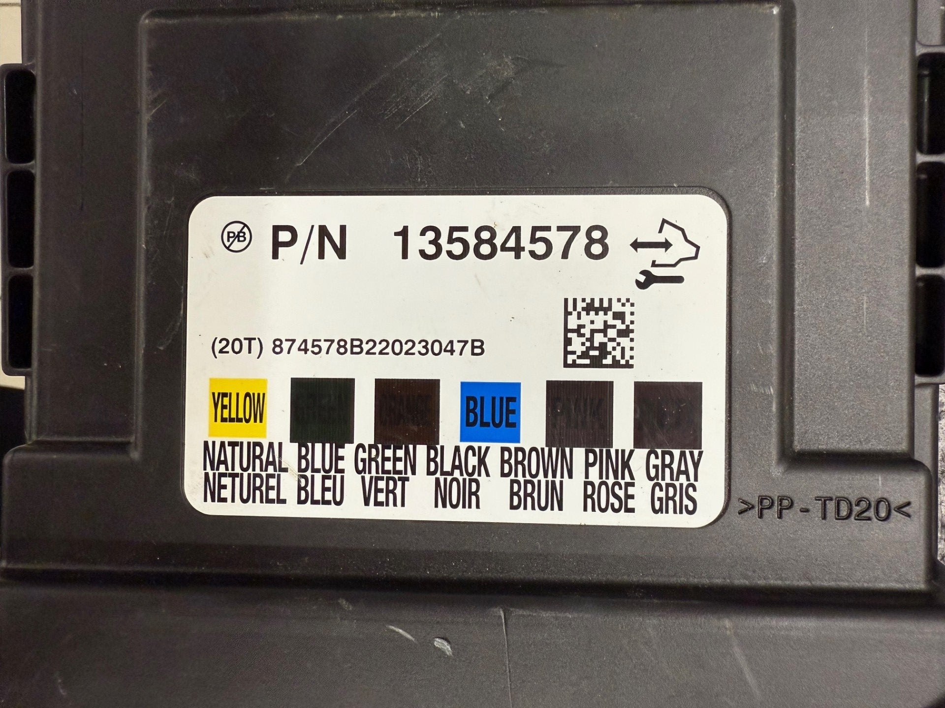 Original BCM Dump 13584578 ( WITH IMMO PINCODE ) ECU Hardware number 13583803 Software part number 13501505 Alpha code AJ