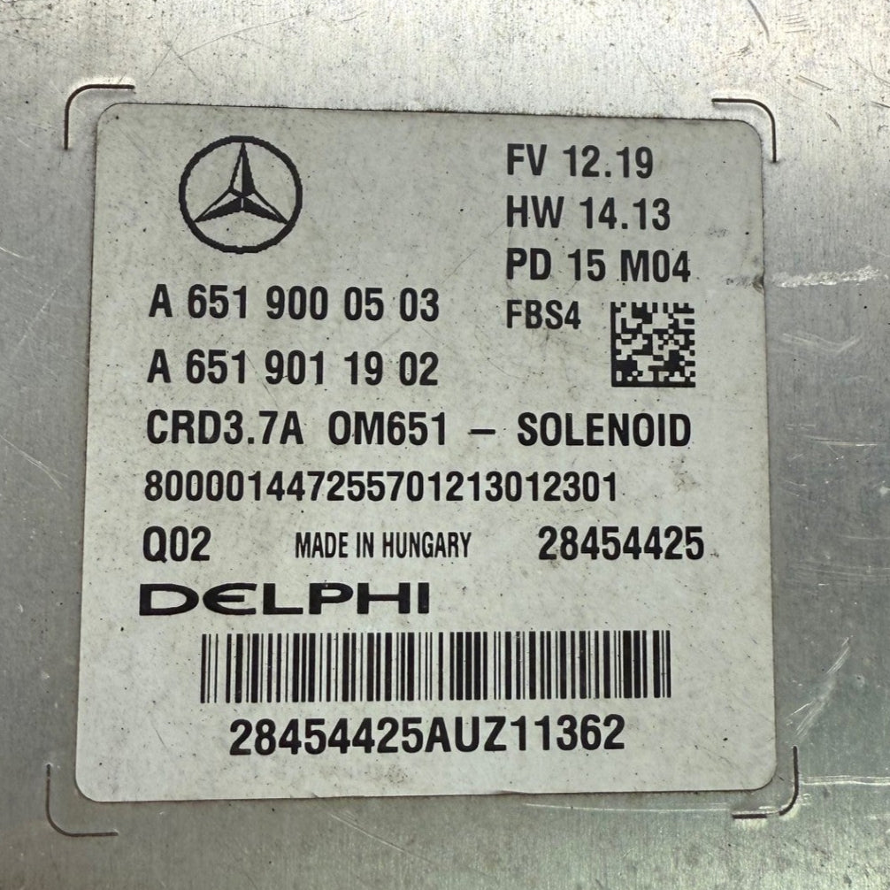 Original Files Mercedes E klasse Delphi CRD3.7A , 2.2 CDI 150 KW 204 PS HP , A6519000503 A6519011902 , HW 6519040800 , SW 6519023203 Software upgrade 6519039669