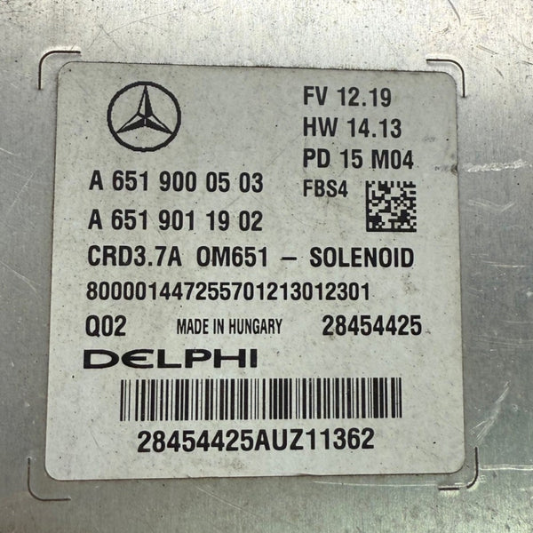 Original Files Mercedes E klasse Delphi CRD3.7A , 2.2 CDI 150 KW 204 PS HP , A6519000503 A6519011902 , HW 6519040800 , SW 6519023203 Software upgrade 6519039669