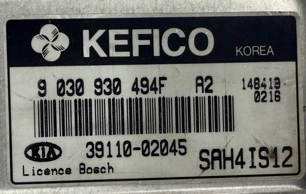 Immo Off File , Wegfahrsperre Dateien Kia Picanto 1.1 12V Bosch Kefico M7.9.0 39110-02045 , 9030930494F , Hardware 9030930494  Software  9030930494