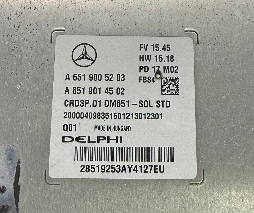 Original Files Mercedes C220 D Delphi CRD3P.D1  A6519005203 A6519014501 HW 6519042300 SW 6519023103 Software upgrade 6519031166