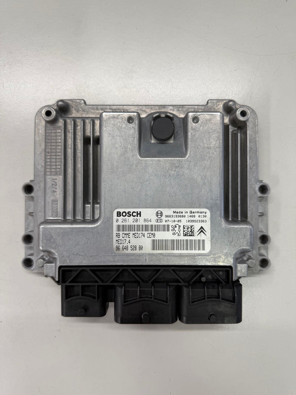 Peugeot 306 1.6T ,  Bosch MED17.4 0261201864  9664852880  HW 9664852880  ,  SW 9663193680  , Software upgrade  9678916380
