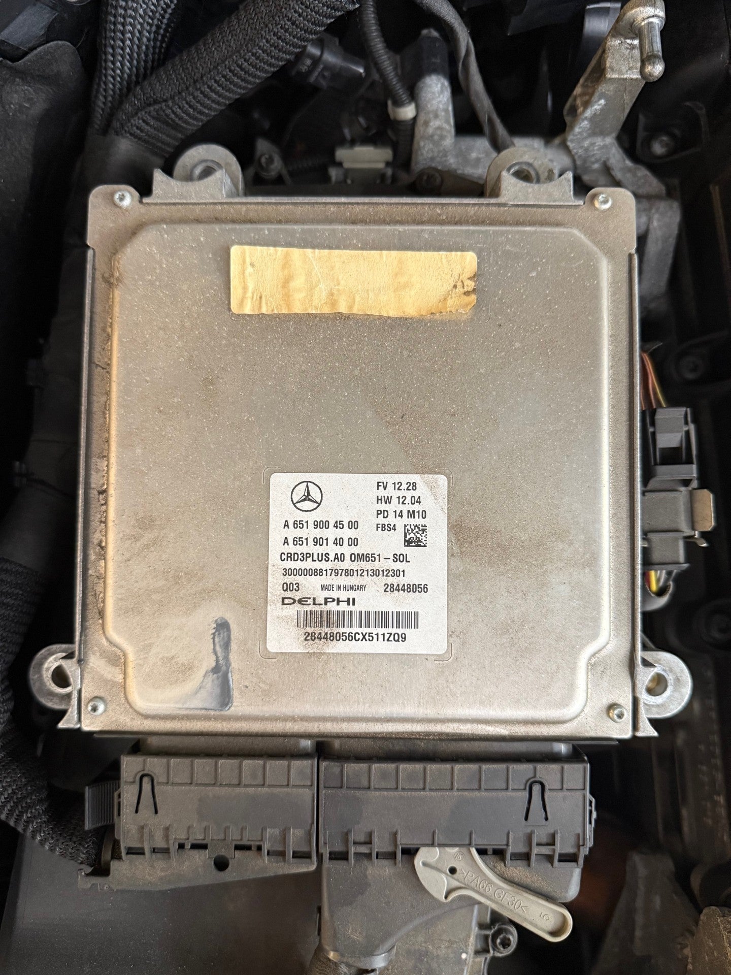 Original Files Mercedes W205 250d 150 KW , 204 PS HP 4 Matic Delphi CRD3PLUS.A0  A6519004500  A6519014000  HW 6519040900  SW 6519022803  Software upgrade 6519039578