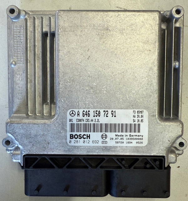 Original Files Mercedes E-Class W211 220CDI Automatik Bosch EDC16C2 A6461507291  0281012692  SW 1037375672  Software upgrade  103735672