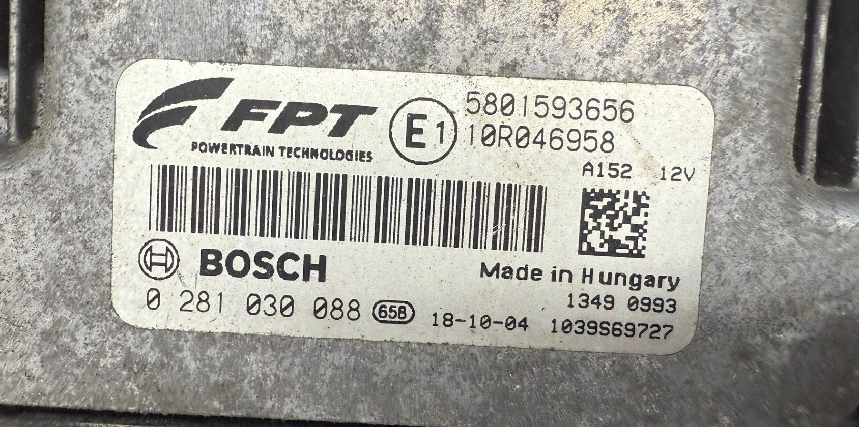 Original Files Iveco Daily 3.0 Bosch EDC17C49  0281030088  10R046958  HW  5801593656  SW P1208 Software upgrade  C132430V6LS006KI0D570P01.HEX
