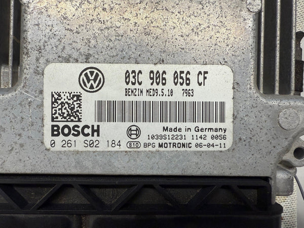 ملفات أصلية VW Golf 1.6 FSI Bosch MED9.5.10 03C906056CF 0261S02184 HW 0261S02184 SW 1037377835 ترقية برامج 03C906056CF 7963