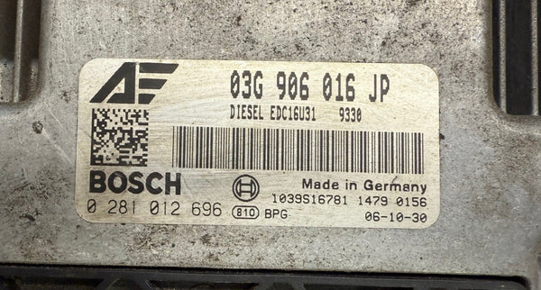 Seat Alhambra 2.0 TDI  Bosch EDC16U31  03G906016JP  0281012696  SW 1037381822  Software upgrade 03G906016JP  9330